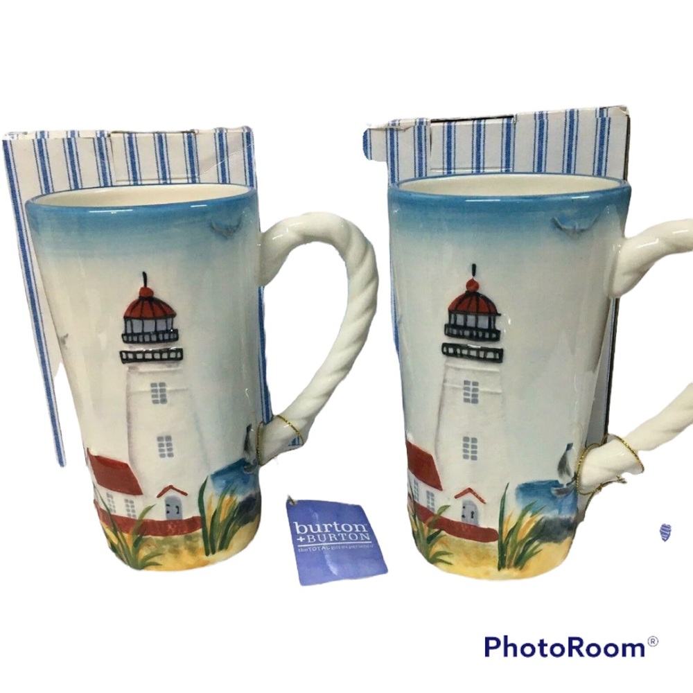 Burton & Burton Costal Light Raised 3D Mugs